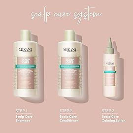 Mizani Scalp Care Calming Scalp Lotion - Soothing Dandruff Treatment, Anti Flake, With Eucalpytus, Avocado Oil & Menthol, Silicone-Free, Paraben-Free
