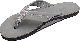 Rainbow Sandals Women's Single Layer Premier Sandal Grey Large / 7.5-8.5 B(M) US Price In India