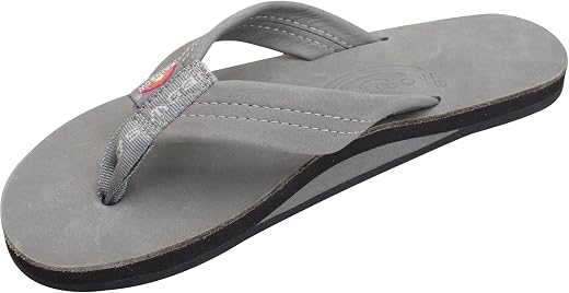 Rainbow Sandals Women's Single Layer Premier Sandal Grey Large / 7.5-8.5 B(M) US