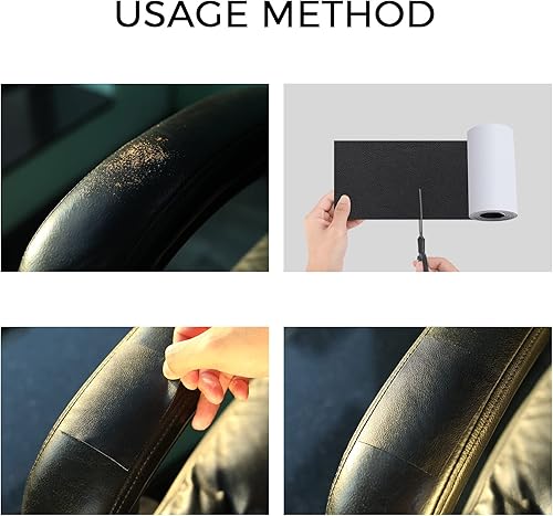 Miniatura 82 de Cinta de parche de reparación de cuero para sofá, sofá autoadhesivo grande, asiento de automóvil, silla de oficina, muebles de cuero, kit de parches