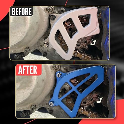 Miniatura 3 de Canitu Cubierta protectora de piñón delantero, cubierta de aluminio CNC Billet para piñón de motor, funda de motor, protector de cárter protector de