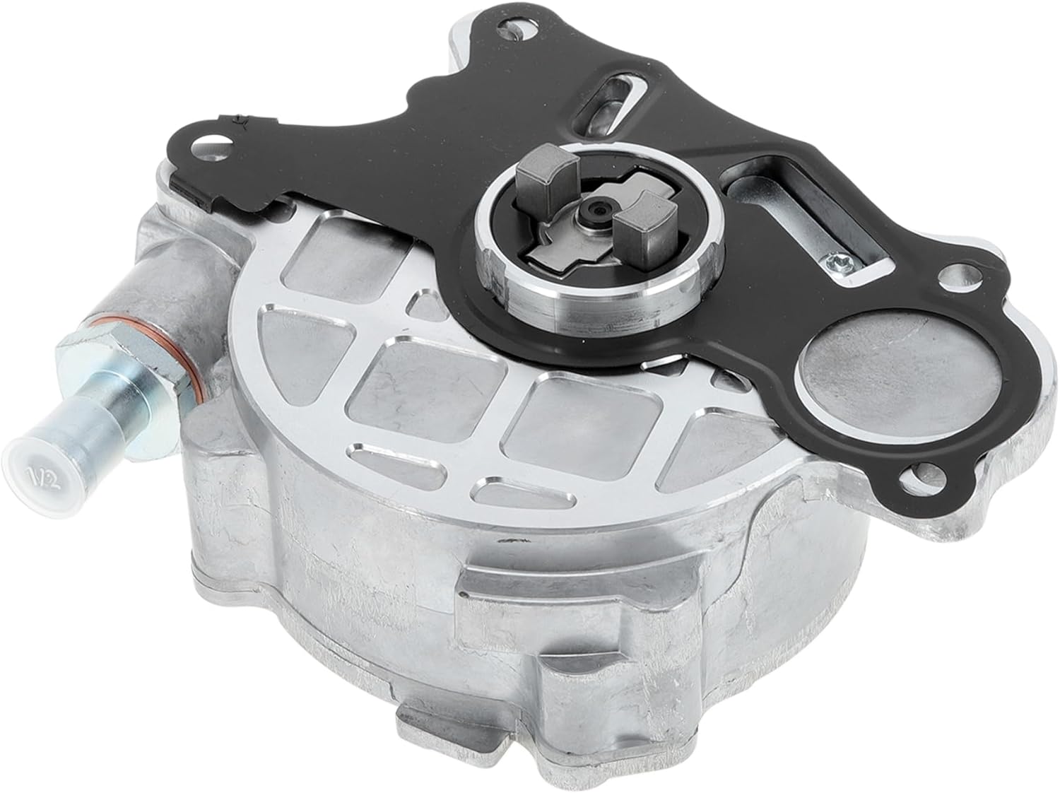 Brake Vacuum Pump No.03L145100F Engine Vacuum Pump for Volkswagen Passat 2012-2014 Aluminum Alloy Silver Tone 1 Pc