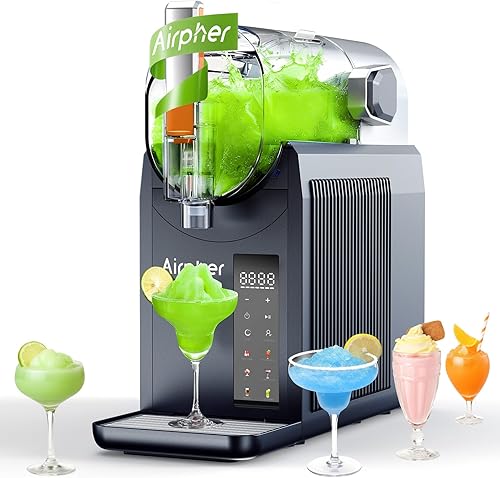 Slushie Machine,Slushy Machine for Home,Frozen Drink Maker for Home,6 One-Touch Programs, Self-Cleaning,No Ice Needed,Makes Milkshakes,Margaritas,