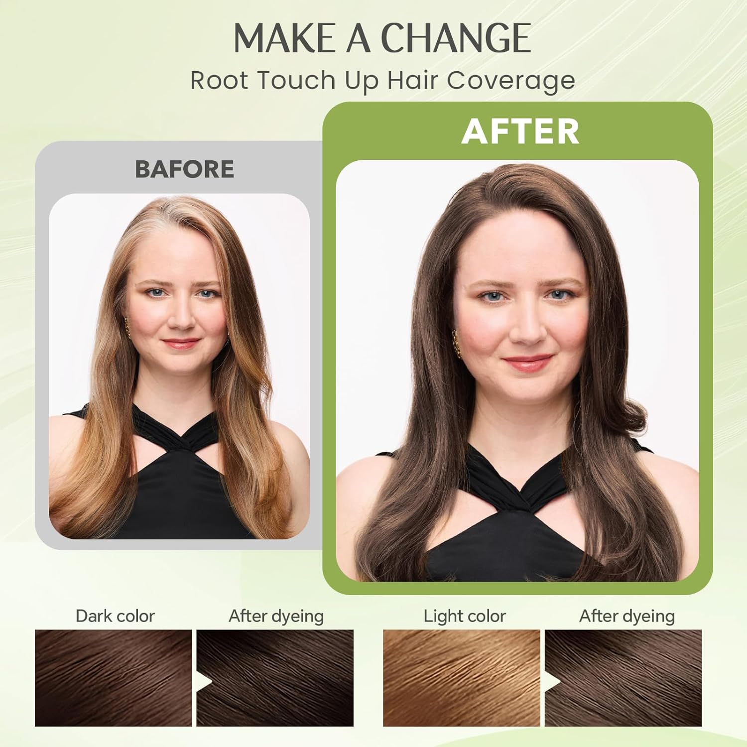 Dark Brown Hair Dye Shampoo 3 in 1, 100% Gray Reducing, Instant Hair Color for Gray Hair Coverage, Natural Shampoo Hair Dye for Women & Men, Easy To Use & Lasts 3-4 Weeks & All Hair Types, 16.9 fl.oz - Image 3