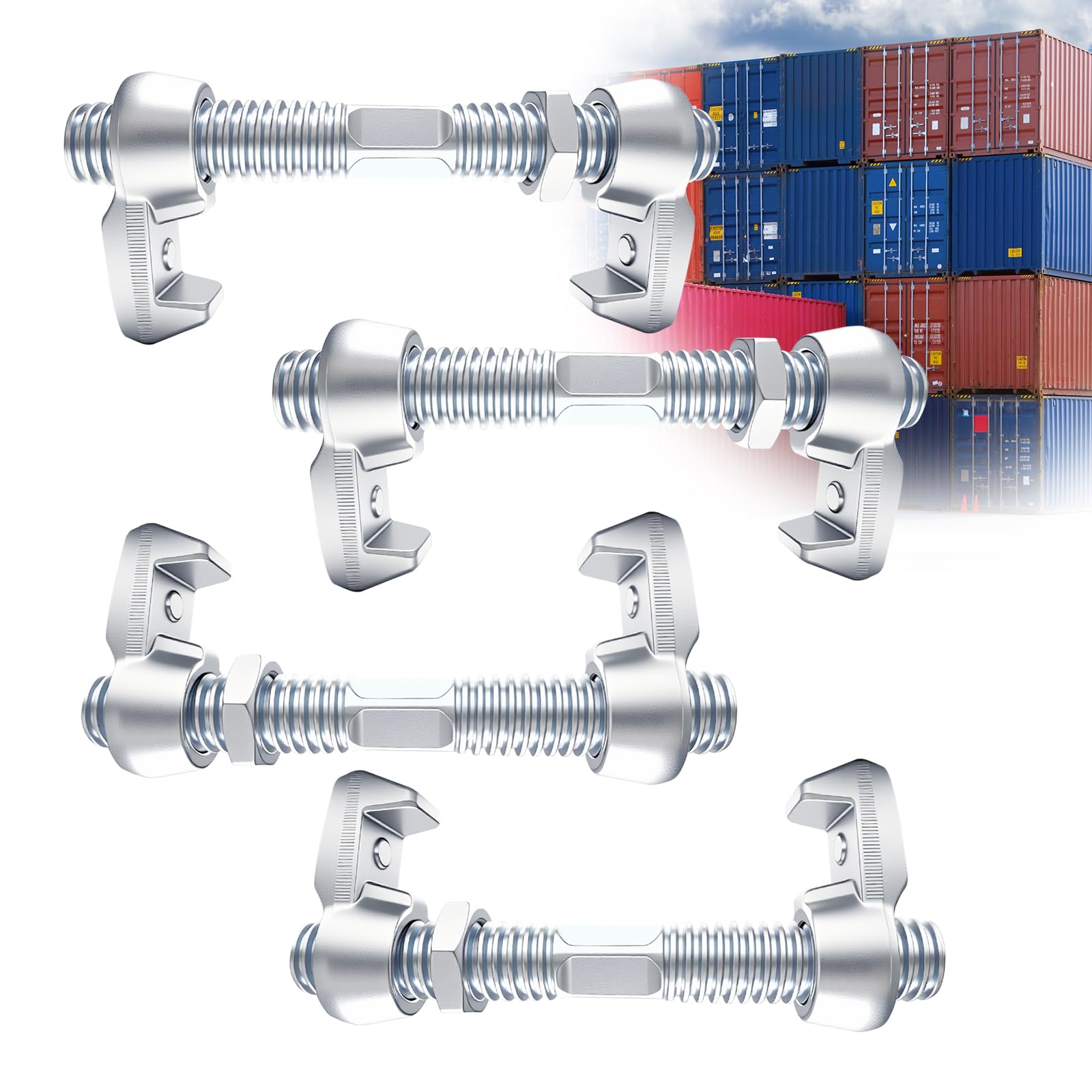 Container Connector Snapklik.com : LAJIAOZ SEA RAIL Shipping Container Bridge Fittings ...