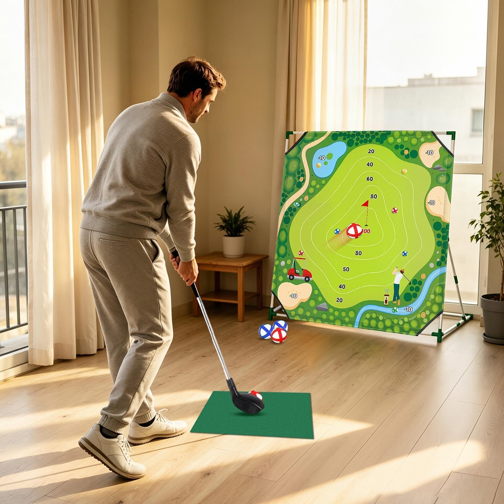 Juego de Golf al Aire Libre con de Impacto y Swing Interactivo