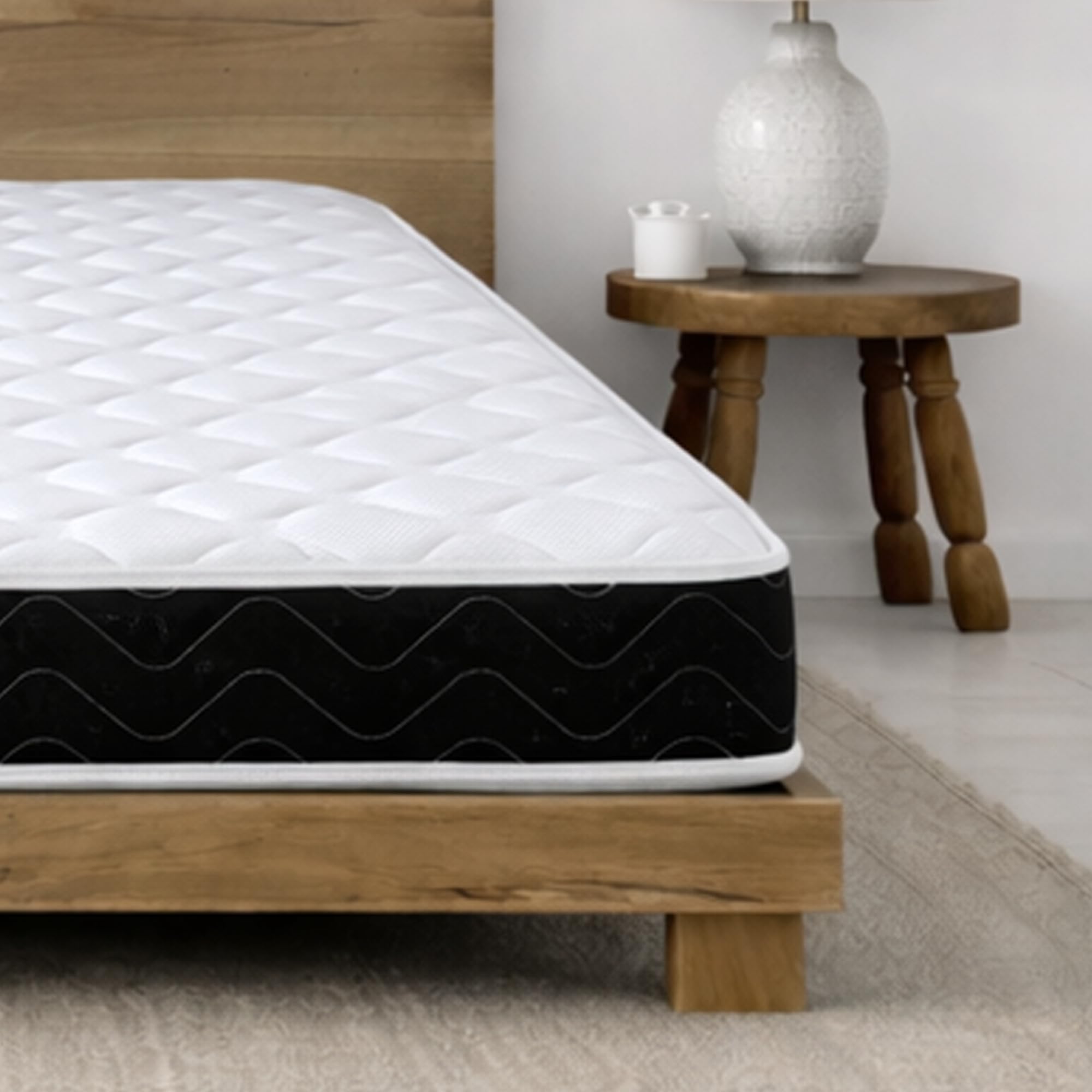 Starlight Beds Economy Quilted Memory Foam Hybrid Spring Mattress - Double Size - 18cm Deep Soft Feel