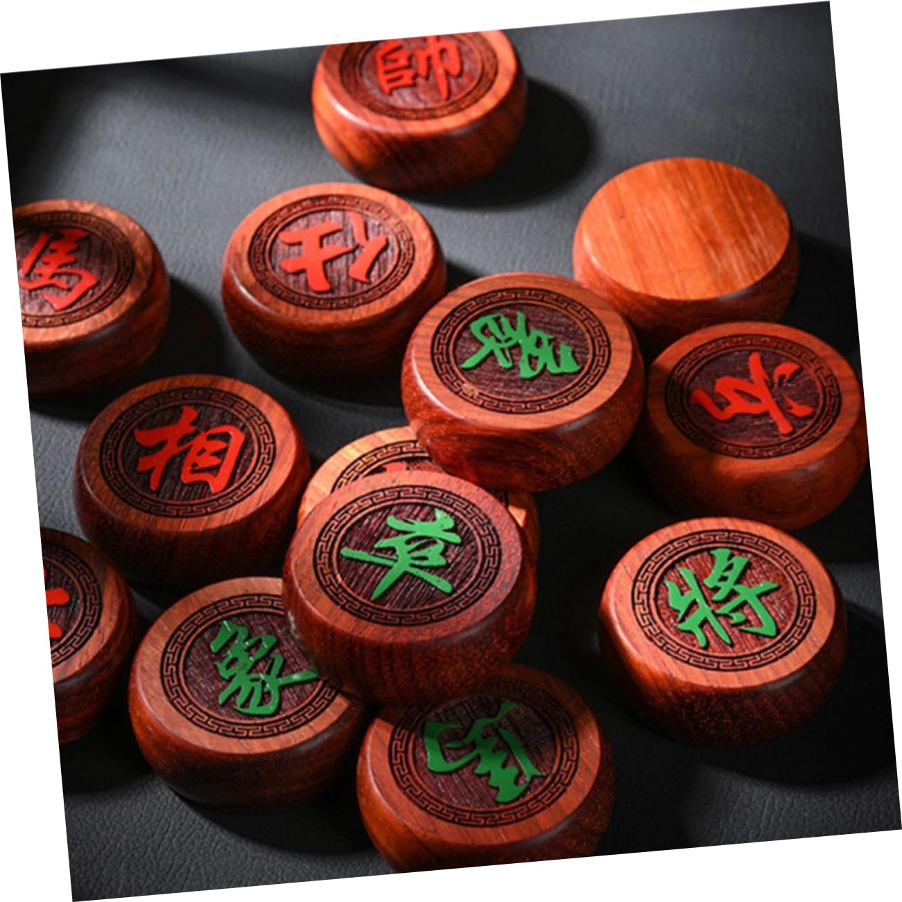 Alasum 1set Scacchi Cinesi Legno Per Adulti Include Tavola Legno Design Tradizionale Accessorio Per Gioco Casa e All Aperto Alta Stabilità e Resistenza