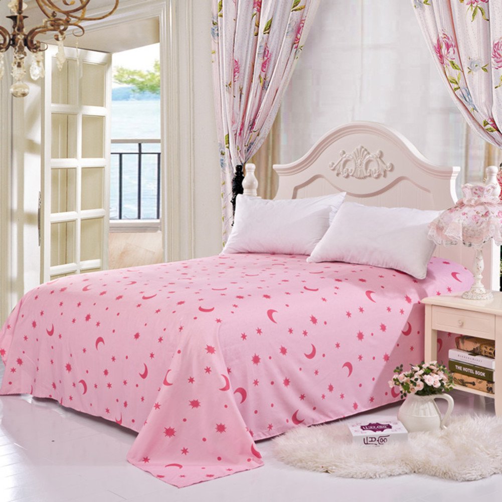 Feuilles individuelles lit simple drap couleur unie pour une chambre d'amis accueillante