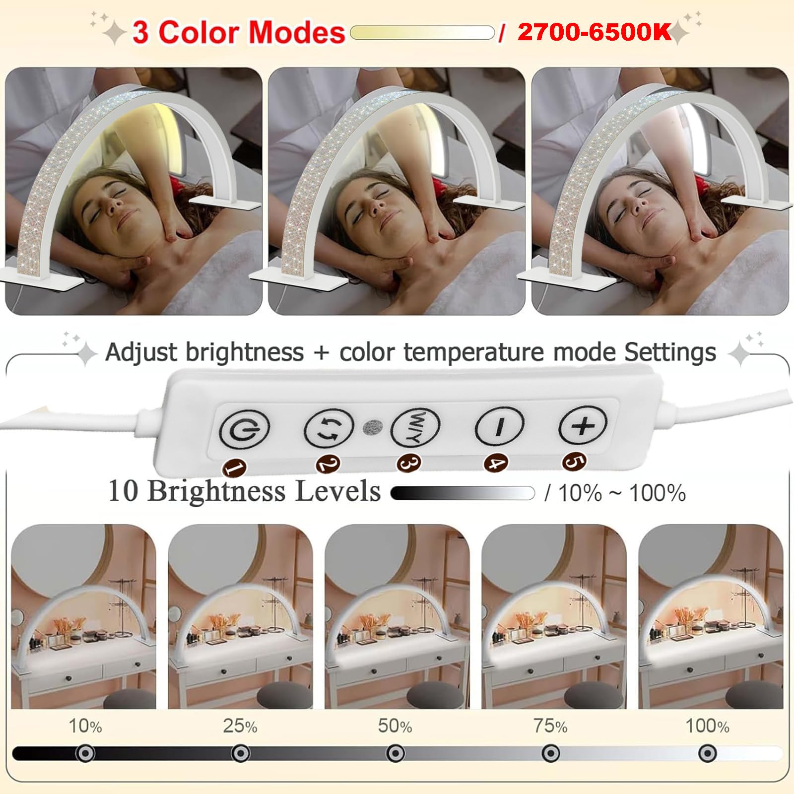 Amazon.co.jp: ハーフムーンライトネイルデスクラインストーン