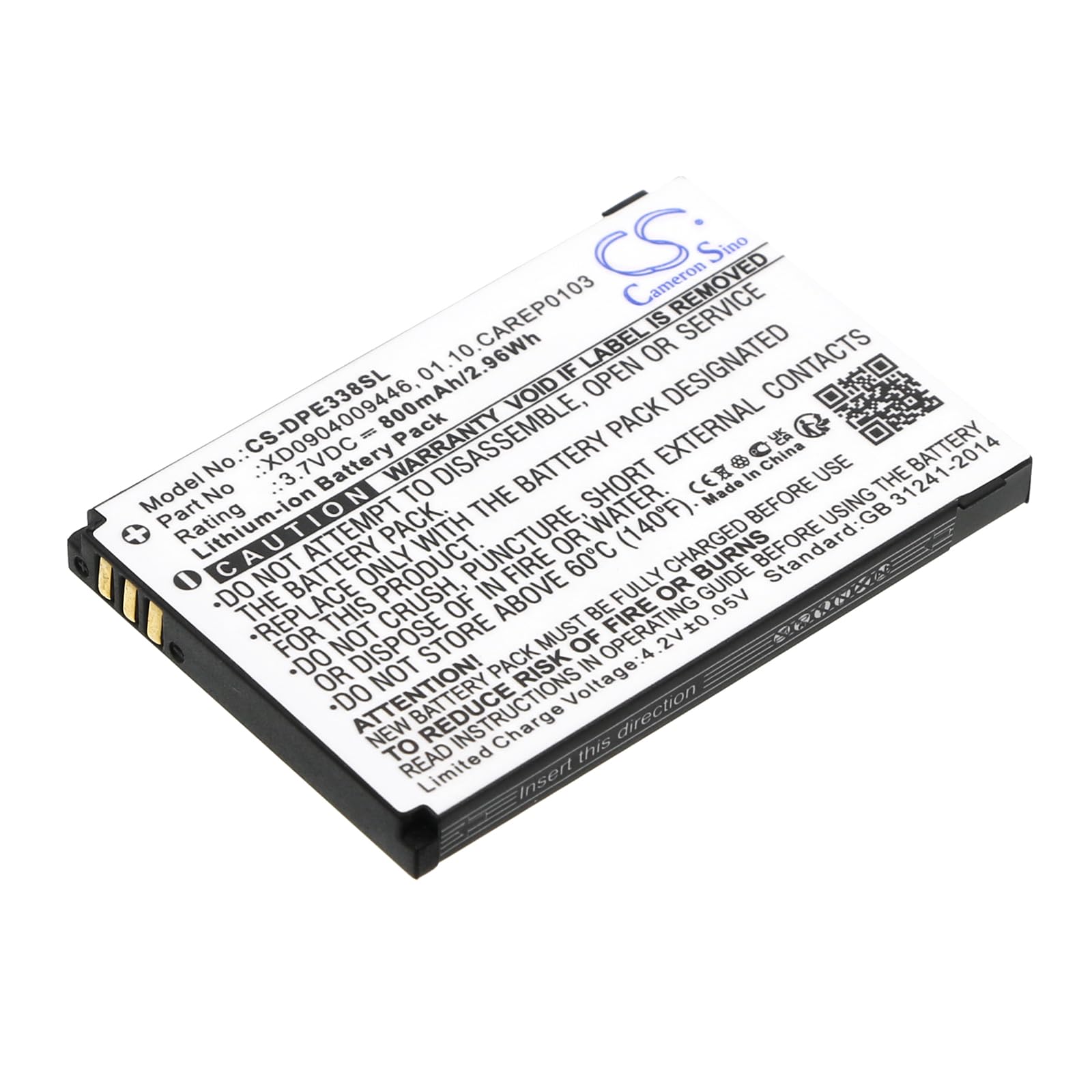 Batteria Agli Ioni Di Litio Per Doro PhoneEasy 505 – 800 MAh, 3,7 V – Ricambio Compatibile Con Serie 338, 345 E Modelli GSM