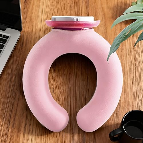 Miniatura 7 de Almohadilla térmica para el cuello  Almohadilla de enfriamiento cálida  Botella de agua caliente para el cuello  para mujeres, familia, hogar,