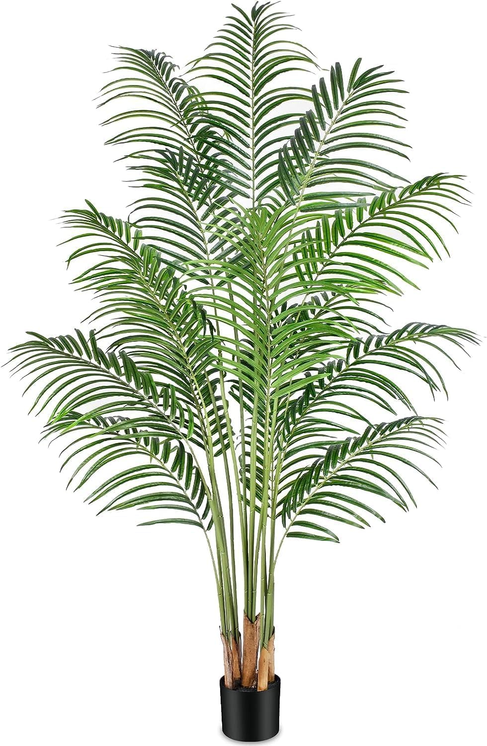 FOX & FERN Areca Palm Artificial Tree with Basic Pot | Lifelike Faux Plant | Elevate Any Corner of Your Home/Garden | Best for Gifting | Party, Wedding and Home Decor (Pack of 1) (Ht. 5Ft) (B0CH8DY795) Amazon Price History, Amazon Price Tracker