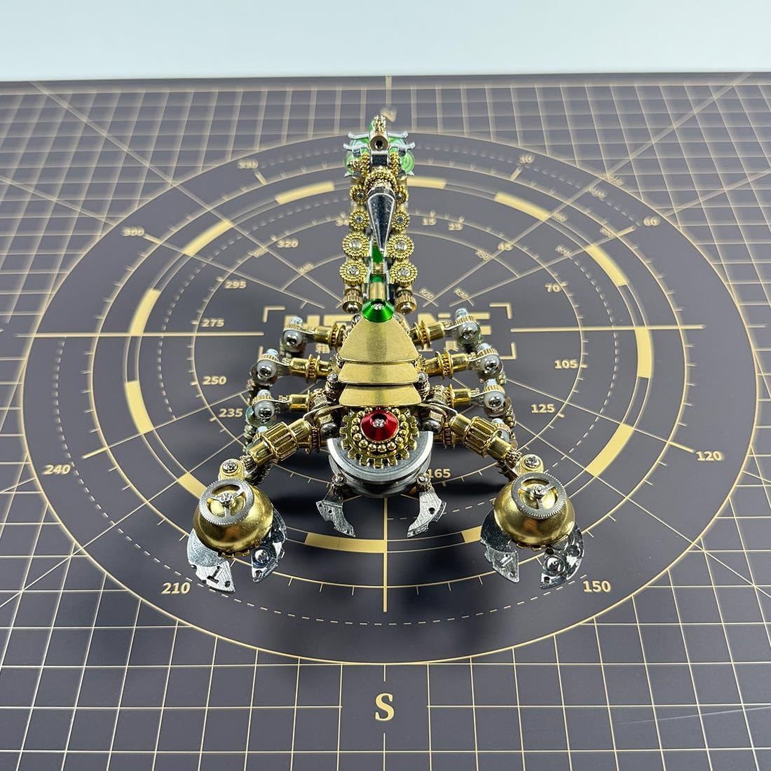 3D Metall Puzzle, Steampunk Mechanischer Skorpion Modellbaukasten, mechanische Insekten Tiermodelle, DIY Dekoration als Geschenk für Erwachsene