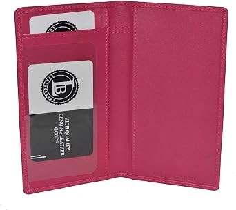 LeatherBoss Plain Checkbook Cover