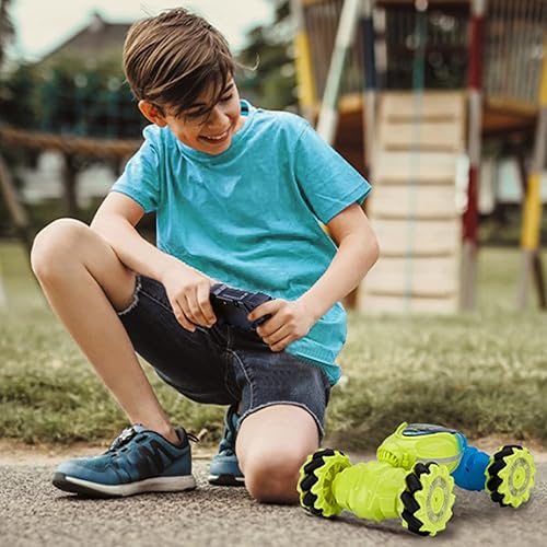 Miniatura 5 de Juguetes de auto de acrobacias RC con detección de gestos, los mejores regalos de cumpleaños de Navidad para niños de 6, 7, 8, 9, 10, 11, 12 años,