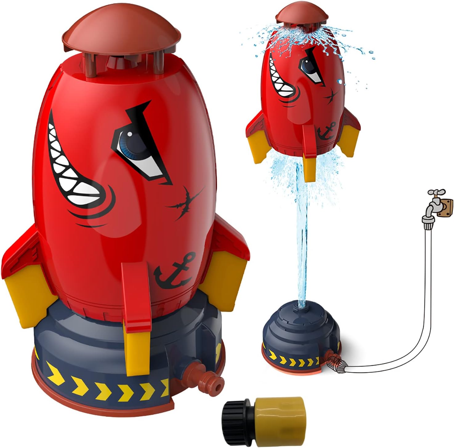 Flexyony Rocket Sprinklers Kids Toys Water Splash Rocket