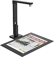 CZUR Scanner portátil de documentos Lens800 Pro, câmera de documentos de 8 MP, tamanho de captura A4, velocidades de digitalização rápida de 1 página, fácil de usar, scanner de viagem alimentado por USB, para Mac e Windows