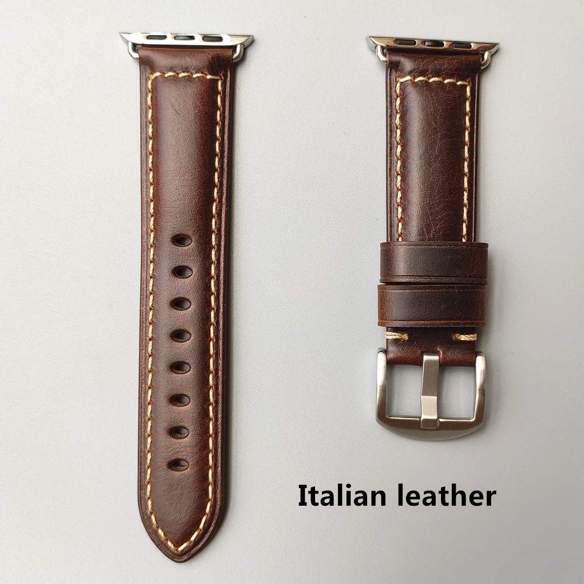 HUAFIY Leather Strap for Apple Watch Strap 38 mm 40 mm 41mm - Image 4