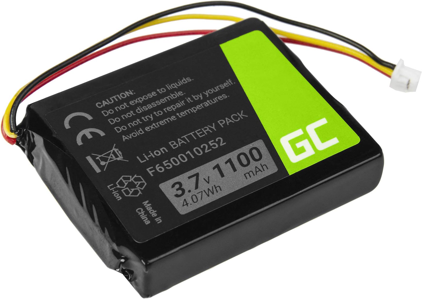 BATERNA GPS Green Cell F650010252 Tomtom One V1 V2 V3 XL Europe Regional Rider