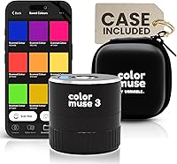 Color Muse 3 Portable Color Matching Paint Scanner with Case - Wireless Colorimeter for Accurate Hue & Sheen Matches