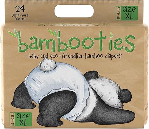 Miniatura 15 de Pañales de bambú para bebés, totalmente libres de cloro para pieles sensibles para recién nacidos a XXL. Materiales a base de plantas