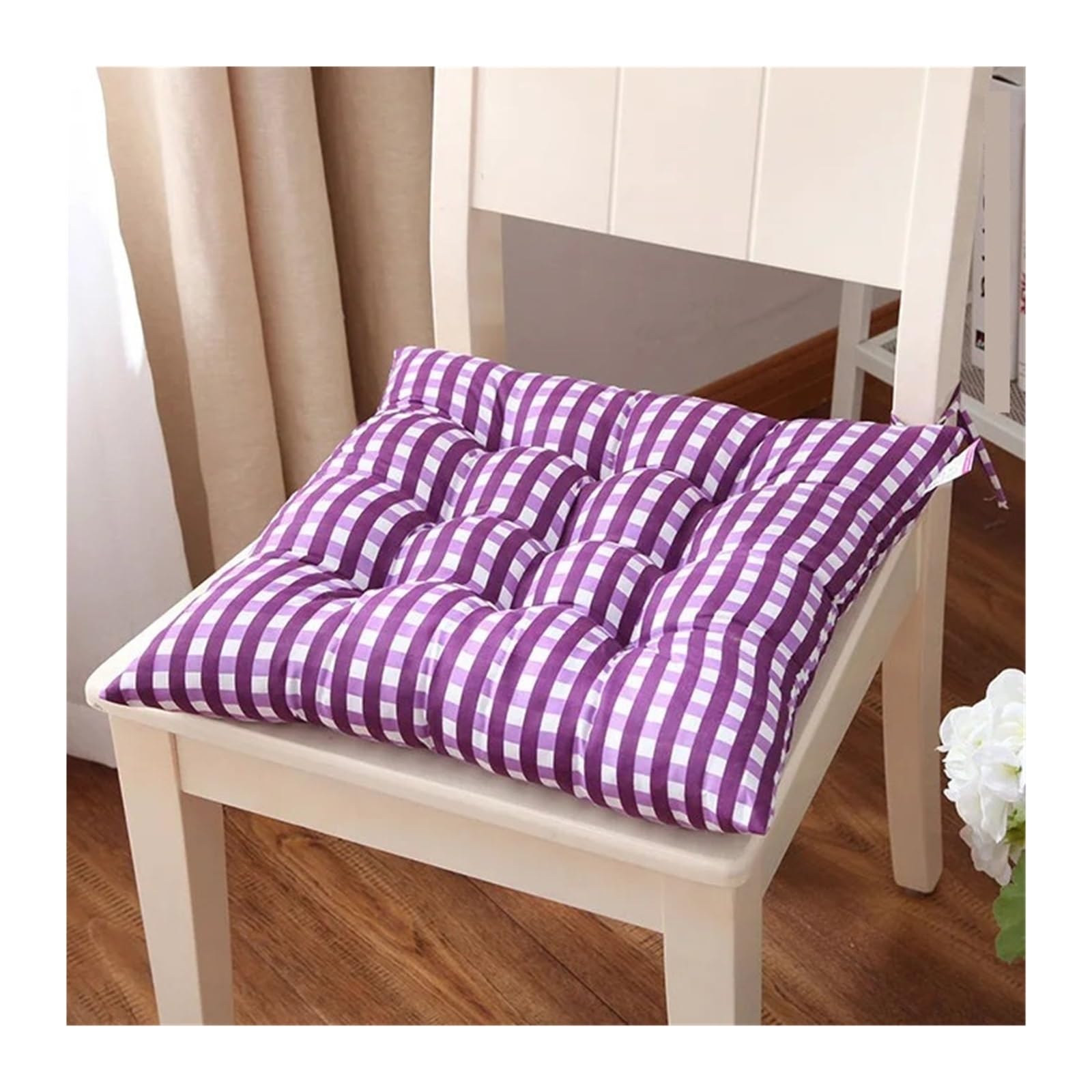 VMDVBNA chair cushions 40x40cm Dining Chair Printed Tatami Thick Square Soft and Comfortable Cushion for home(Color6)