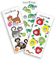 Vista 4 de Melissa & Doug Poke-a-Dot! Tarjetas de Aprendizaje Jumbo de Números, Formas y Colores, 13 Tarjetas Interactivas de Flash de Doble Cara, Actividades