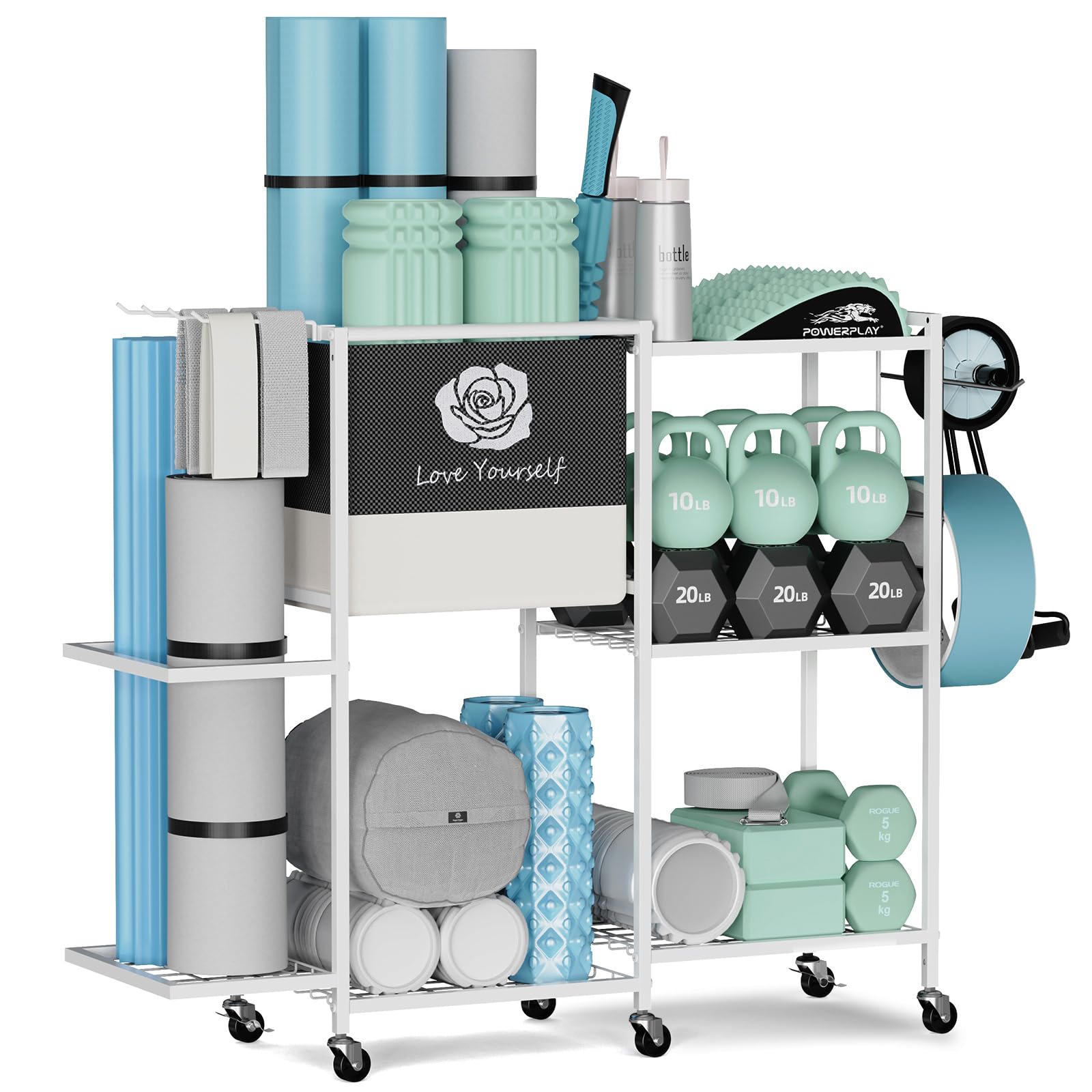 Lovind Yoga Mat Storage Rack