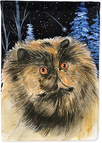 Caroline's Treasures SS8408GF - Gato de noche estrellada, tamaño de jardĂn con bandera persa, tamaño de jardĂn, multicolor Caroline's Treasures SS8408GF - Gato de noche estrellada, tamaño de jardĂn con bandera persa, tamaño de jardĂn, multicolor