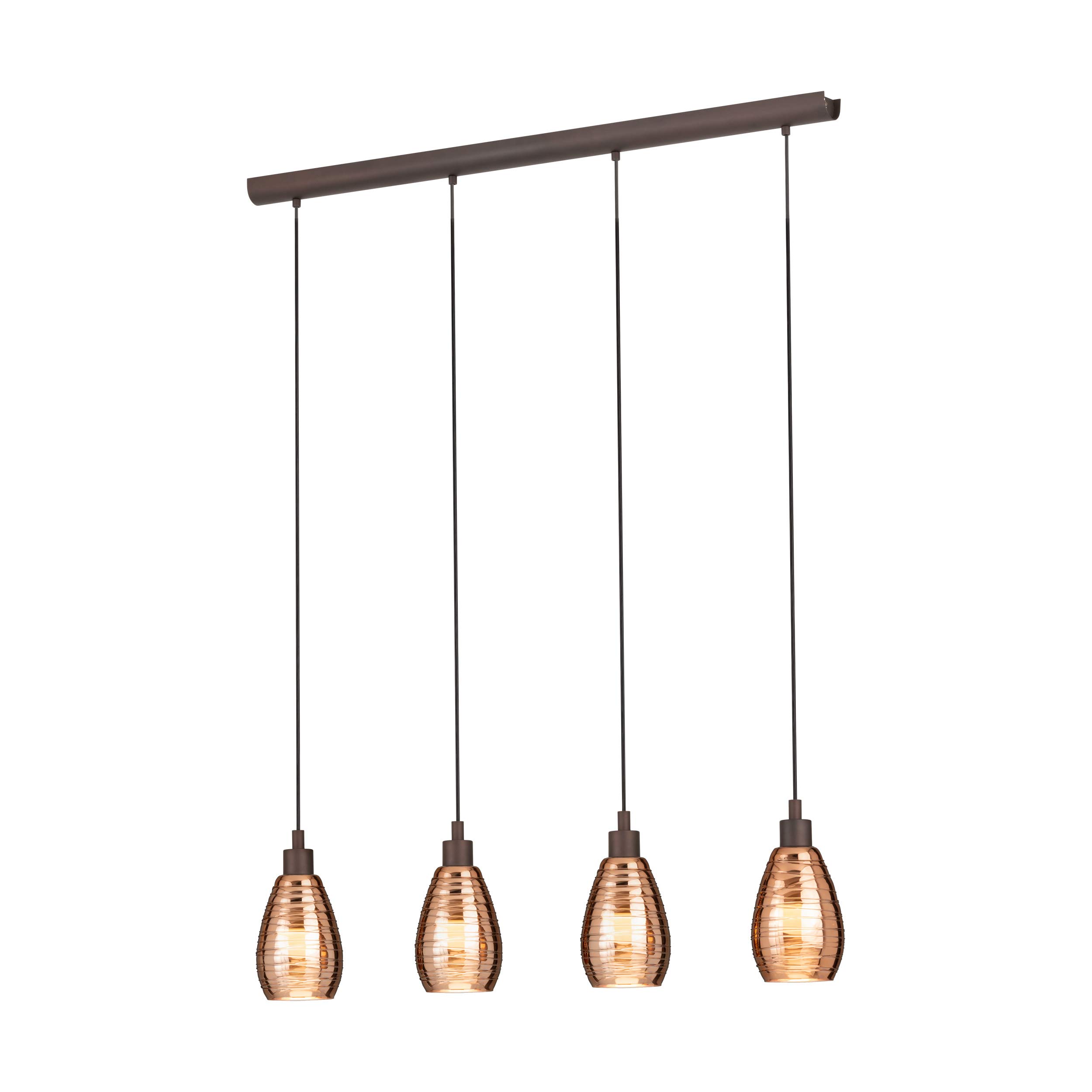 Eglo 39507 Lampe sur Pied, 4 W, Argent/Noir