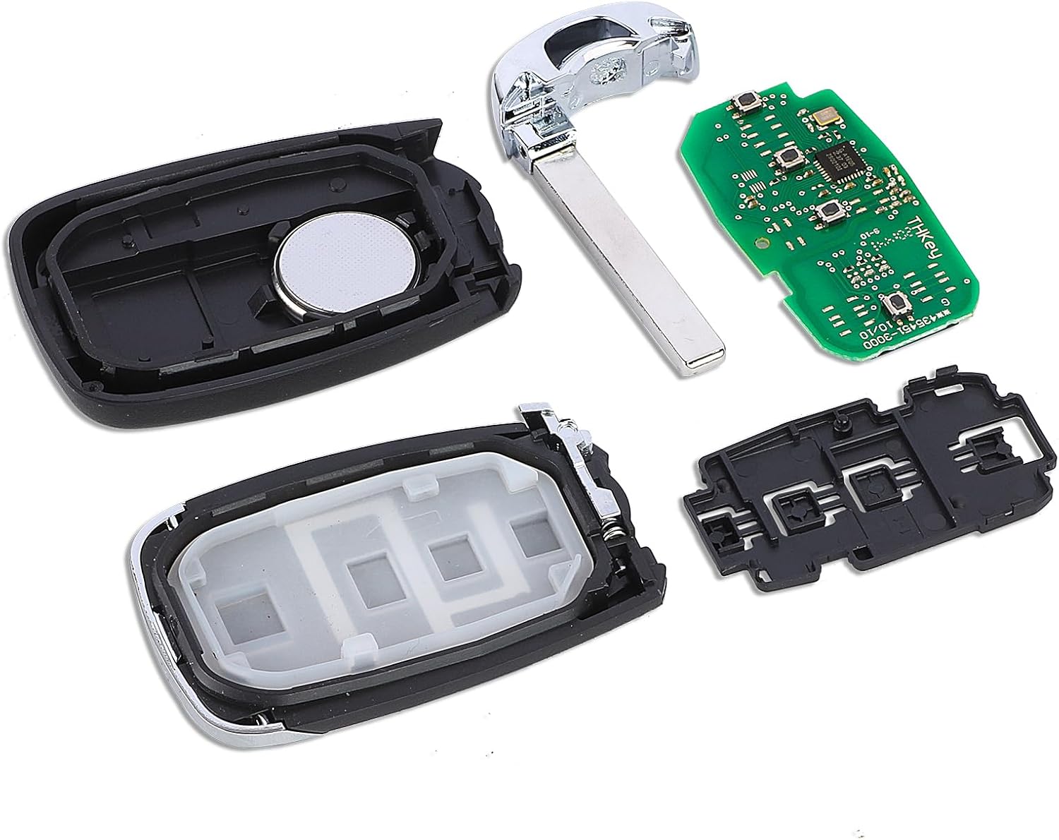 Yewong Key Fob Keyless Entry Remote Control Car Key Replacement for Chevy Chevrolet Bolt EUV EV 2022 2023 FCC ID: HYQ4ES PN: 13535665 433MHZ ID46 Chip 4 Buttons