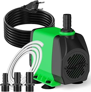 Knifel Springbrunnenpumpe 60W 3000L/H, 3m Kabel ultra leise für teichpumpe