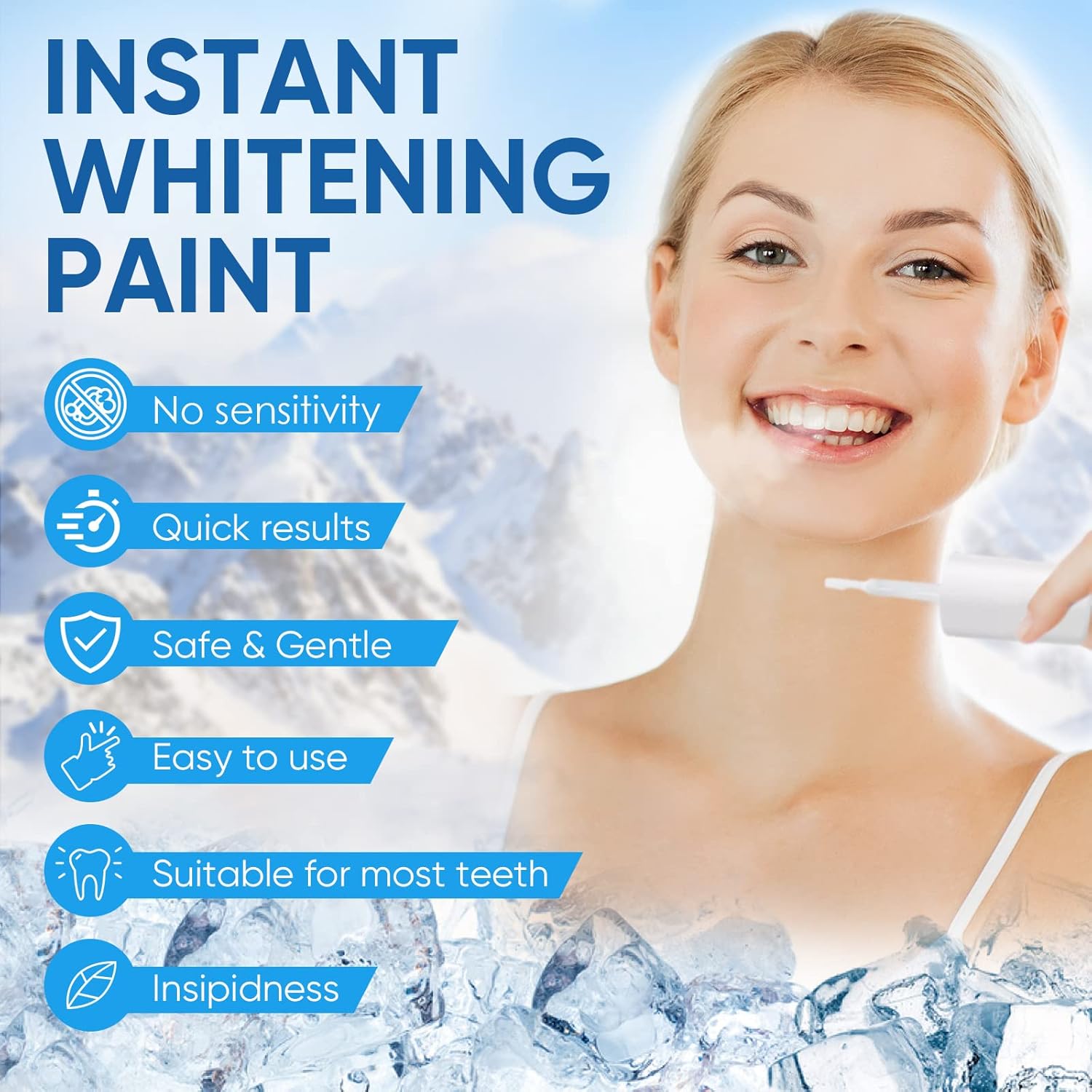 Tooth Paint, Teeth Whitening Paint, Instant White Zimbabwe Ubuy