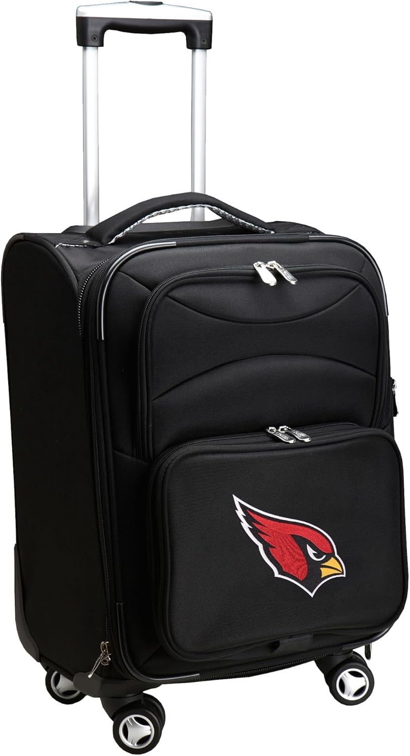 Denco Black Arizona Cardinals 21" Spinner Carry-On