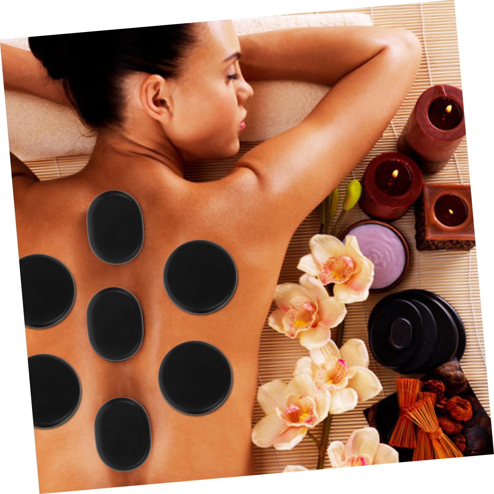 Kit Calentador de Masaje Piedras Calientes 6 Piezas Bian