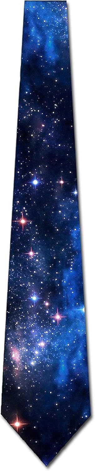 Three Rooker Space Ties Mens Outer Space Galaxy Necktie