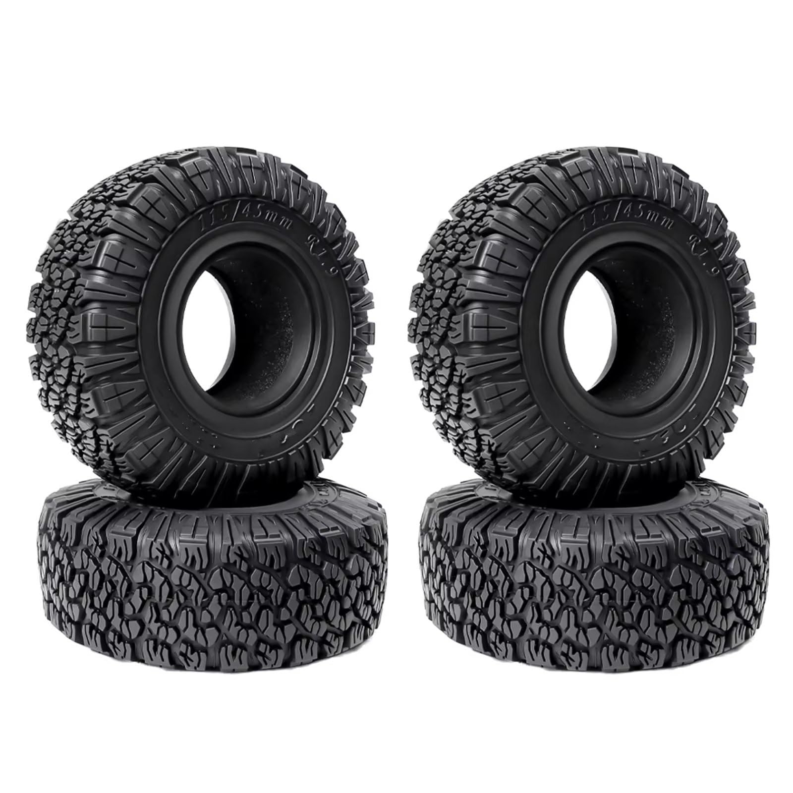 RC Ruote Gomma Compatibile Con Traxxas Per TRX4 Per SCX10 90046 D90 1/10 Ricambi Per Auto RC Crawler Pneumatici Da 1,9 Pollici 15 * 45 Mm Speciali Per