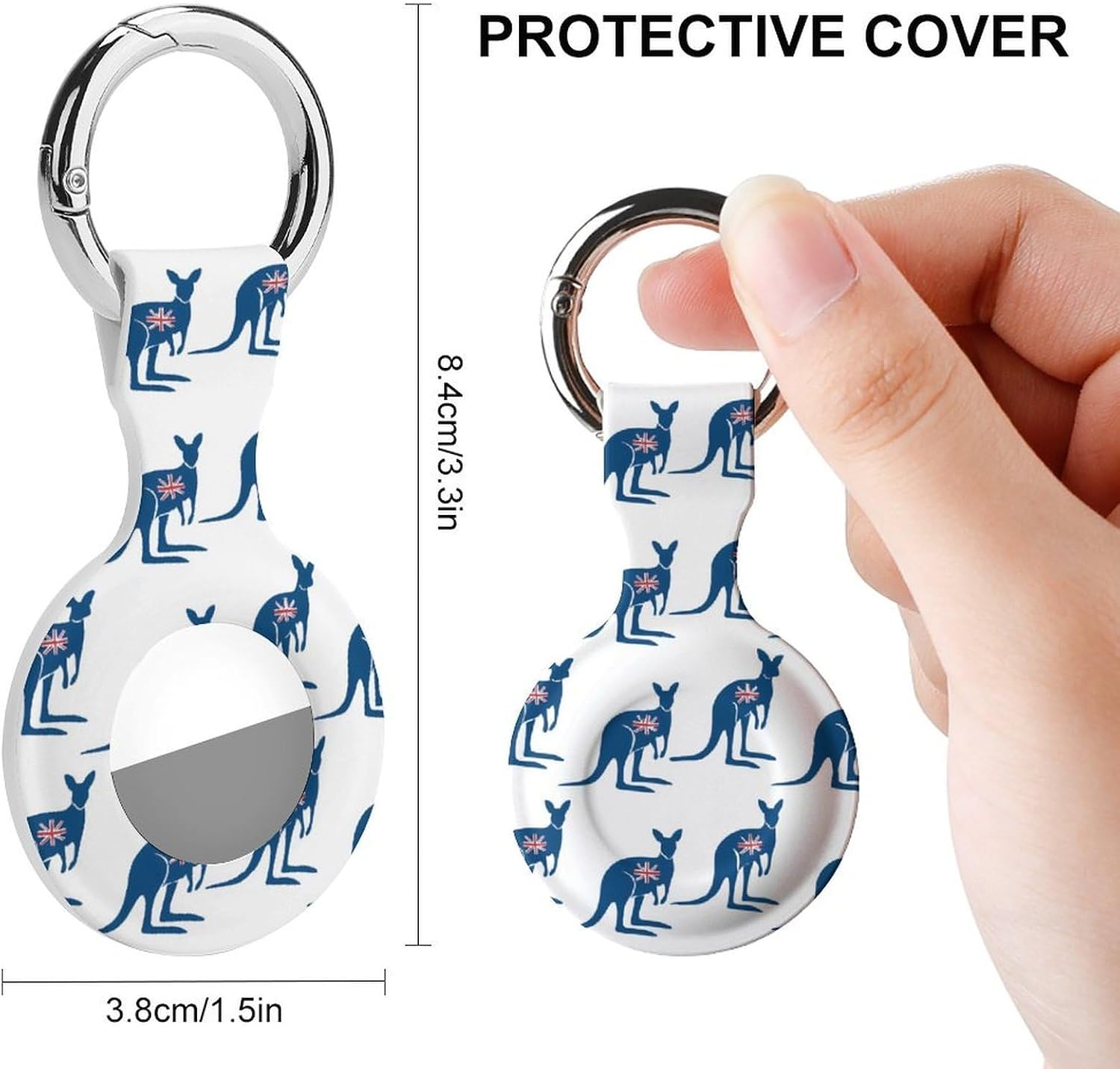 Kangarooes and UK Flag Protective Case Shockproof Cover 1PCS image 2