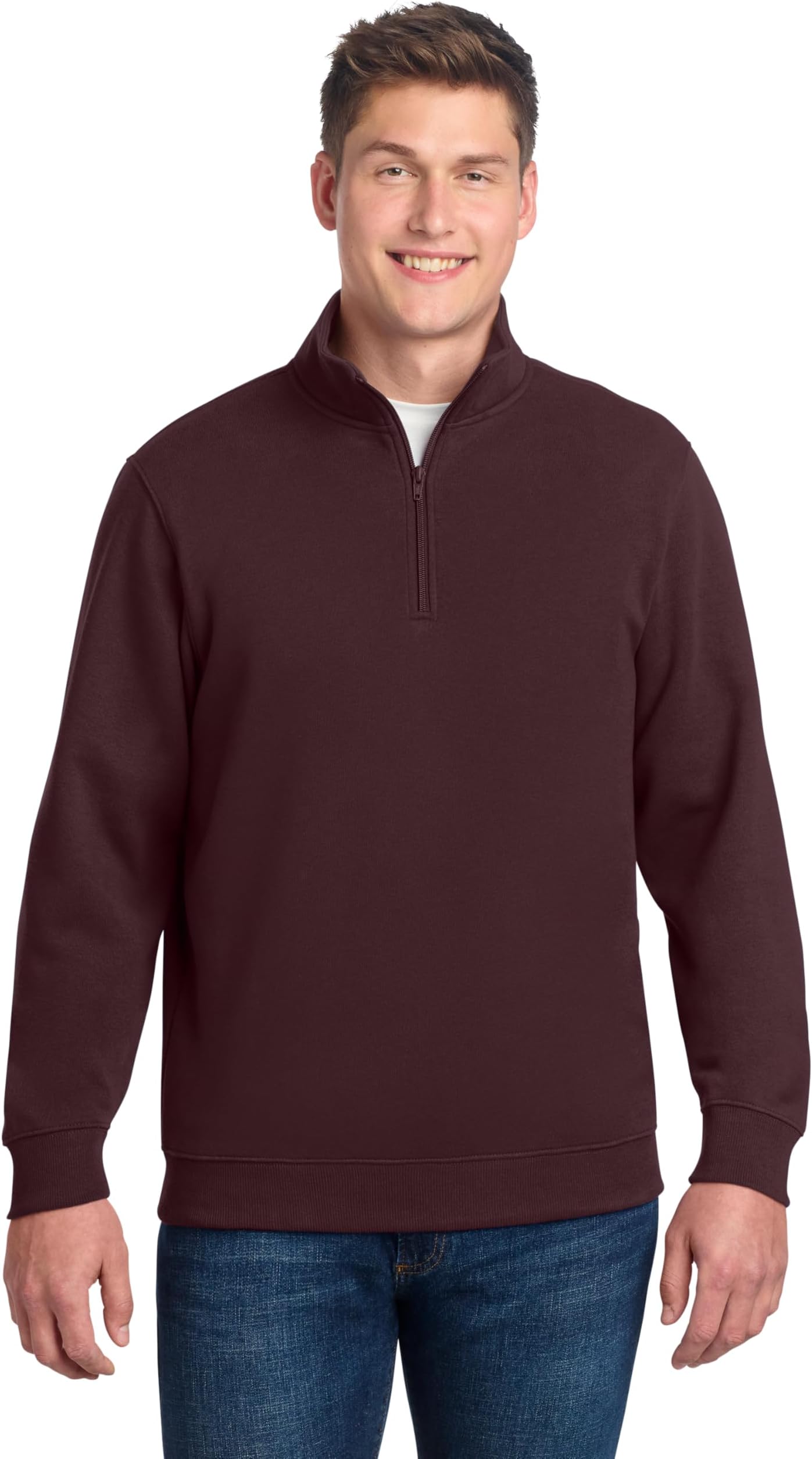 Unisex Quarter Zip Sweatshirt