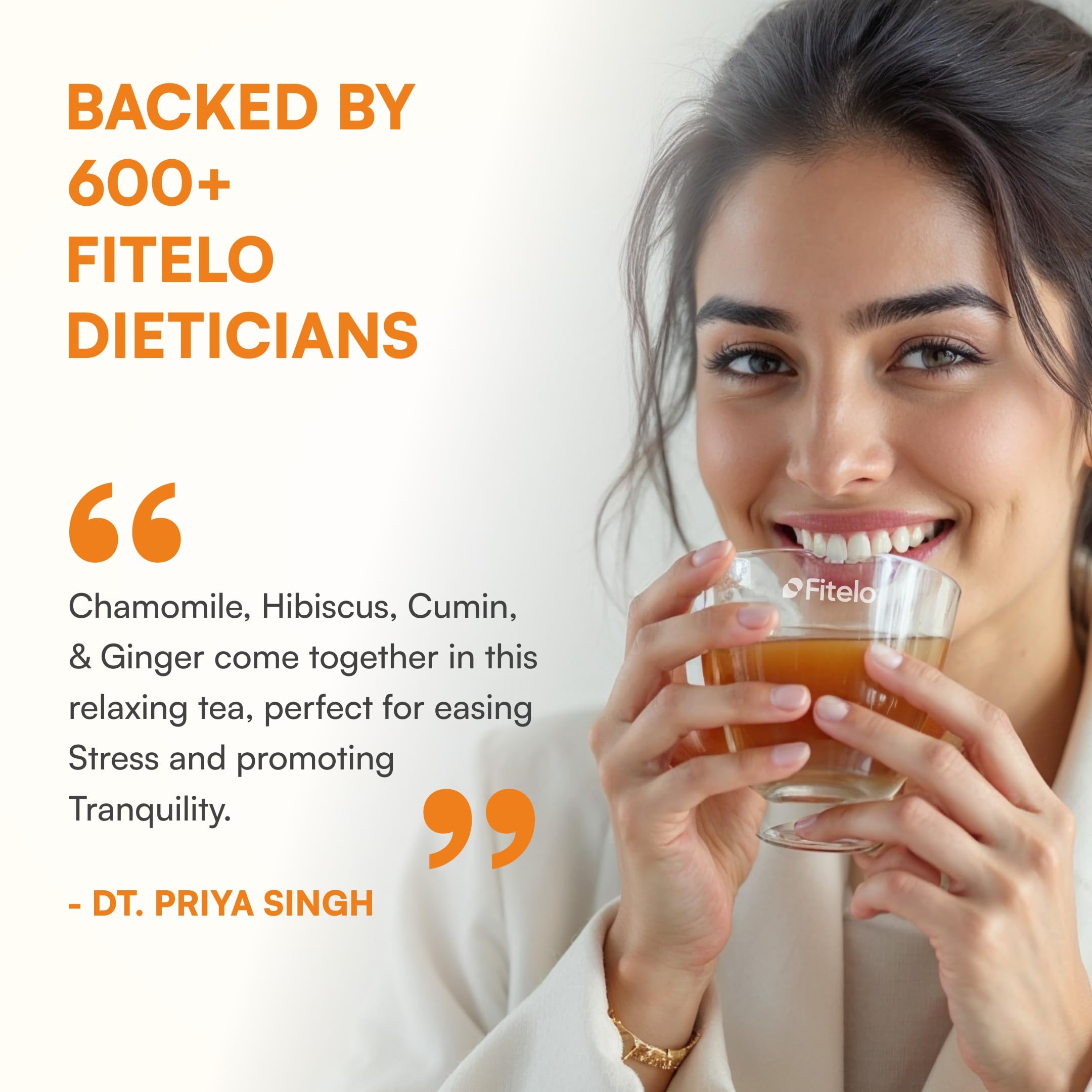 Fitelo Chamomile Deep Sleep Tea | 50 gm | Stress Relief & Relaxation | Premium Chamomile, Hibiscus & Lavender Blend | Caffeine-Free Herbal Tea - Image 8 thumbnail