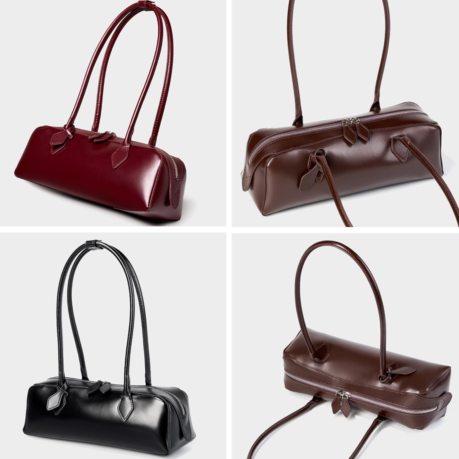 Genuine Leather Evening Bag for Women Hobo Handbag Underarm Bag Shoulder Bag | underarm bag, shoulder handbags, genuine leather bag, cowhide purses, formal evening bag