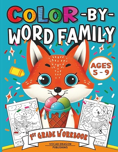 Color-By-Word Family: Word Family Review and Color-by-Code Activities