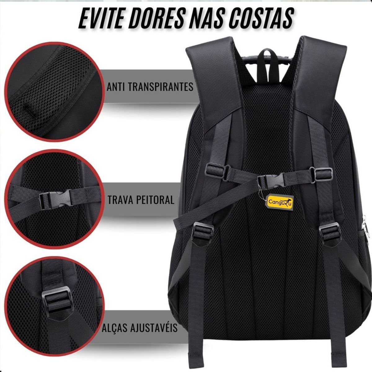 Mochila Masculina Feminina Reforçada Cadeado Saída USB Fone de Ouvido Notebook Semi Impermeavel Resistente Escolar Faculdade Viagem Trabalho Dia a Dia em promoção! Veja a oferta e mais achadinhos de Bolsas 4 Hoje é o melhor dia para comprar Mochila Masculina Feminina Reforçada Cadeado Saída USB Fone de Ouvido Notebook Semi Impermeavel Resistente Escolar Faculdade Viagem Trabalho Dia a Dia com aquele preço maroto! Promoção! Aproveite a oferta! 4