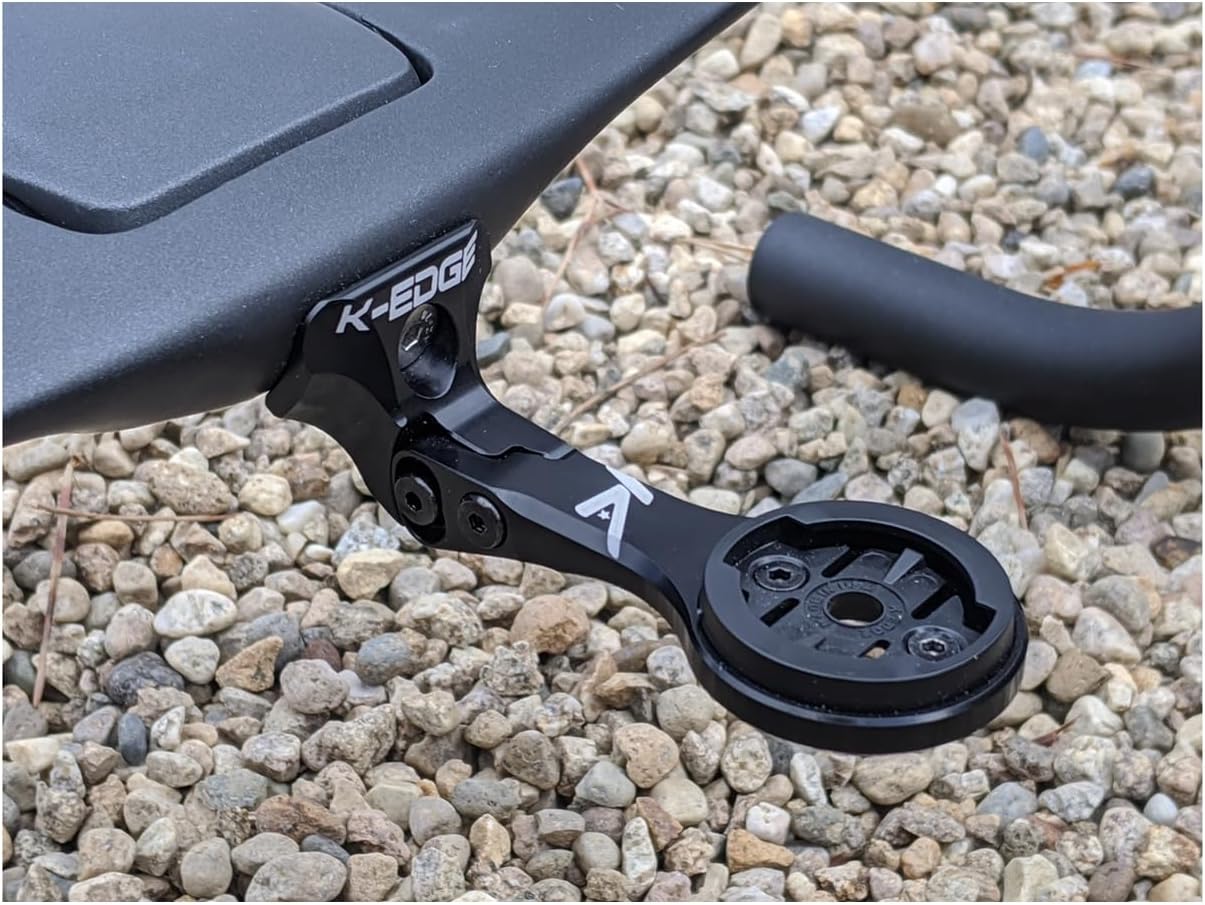 K-Edge | Gen 6 Madone/Emonda Bicycle Computer Mount | for Garmin GPS Devices | Durable, Aerodynamic Bike Computer Mount