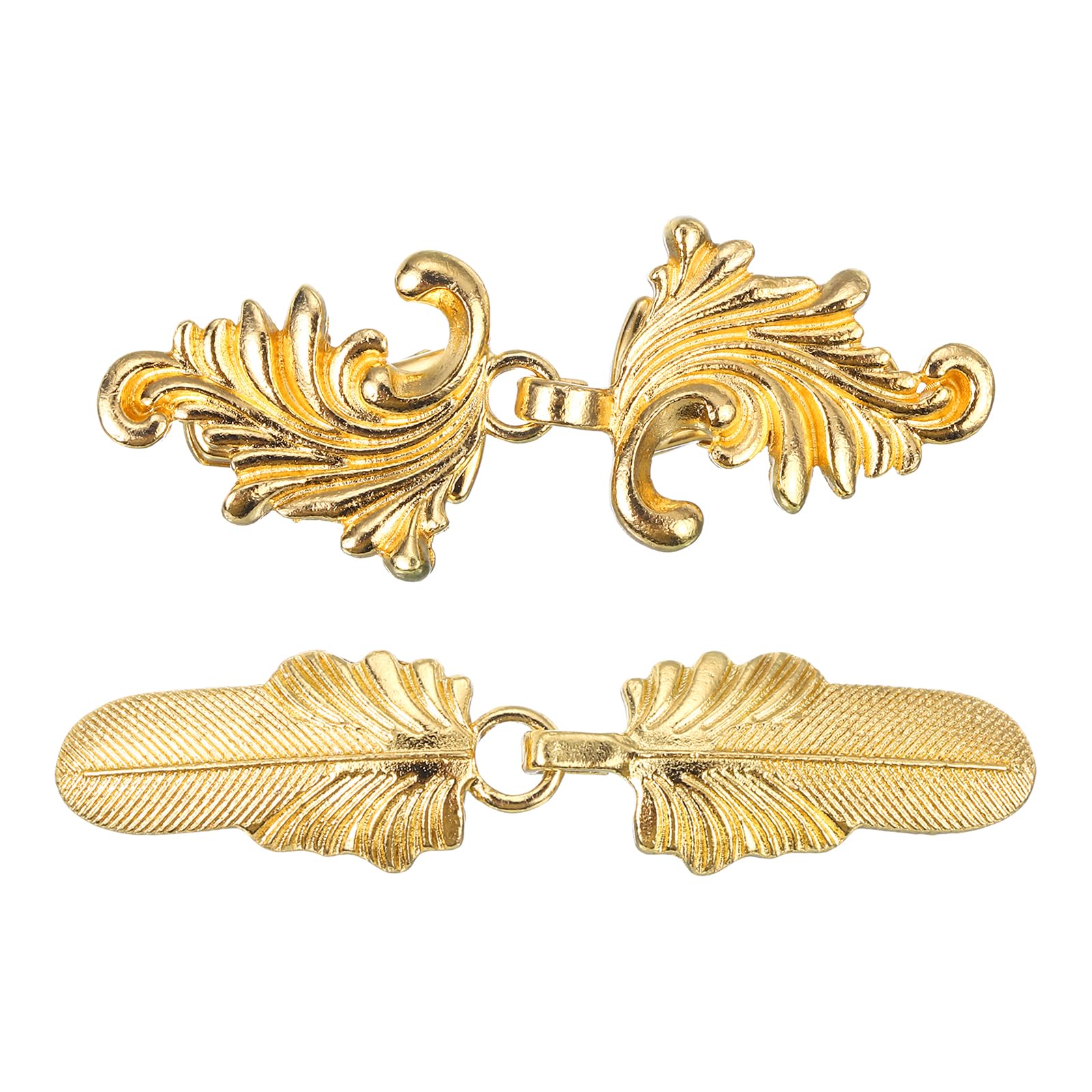 uxcellVintage Sweater Clips, Cape Cloak Clasp Retro Cardigan Clips Shawl Collar Clasp Dress Shirt Brooch Clip