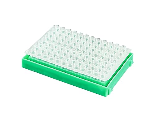 Vista 30 de Tubo de bloque de enfriamiento de aluminio Cool Rack 96 Pozos para 0.0 fl oz 0.0 fl oz 96 PCR Placa Tiras Paquete de 1
