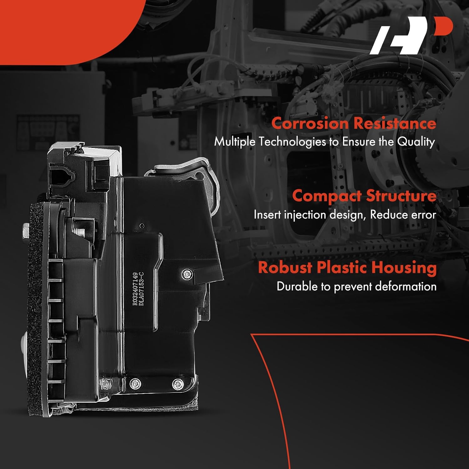 A-Premium Front Right Passenger Side Door Lock Actuator Compatible with Chevrolet Chevy Malibu, Equinox, Blazer & GMC Terrain & Cadillac ATS, CTS, XT4, Escalade ESV & Buick Lacrosse, Regal TourX