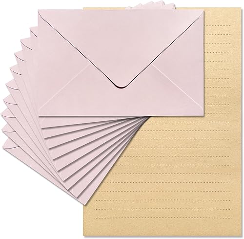 Miniatura 9 de Tuhangcc Juego de papelería de terciopelo premium con colores de diseño únicos, el mejor papel y elegantes sobres de 4 x 6 (24 hojas de escritura +