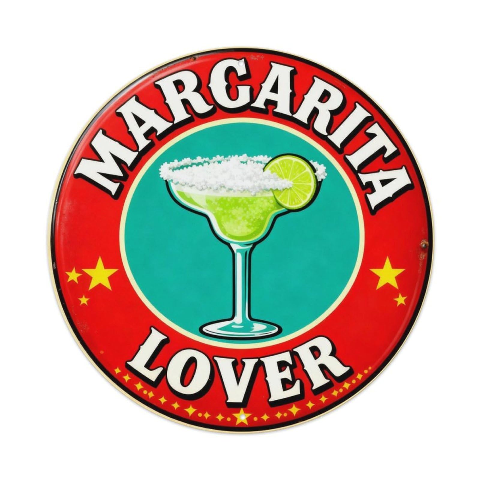 Margarita Lover Bar Sign Metal Tin Sign Plaque